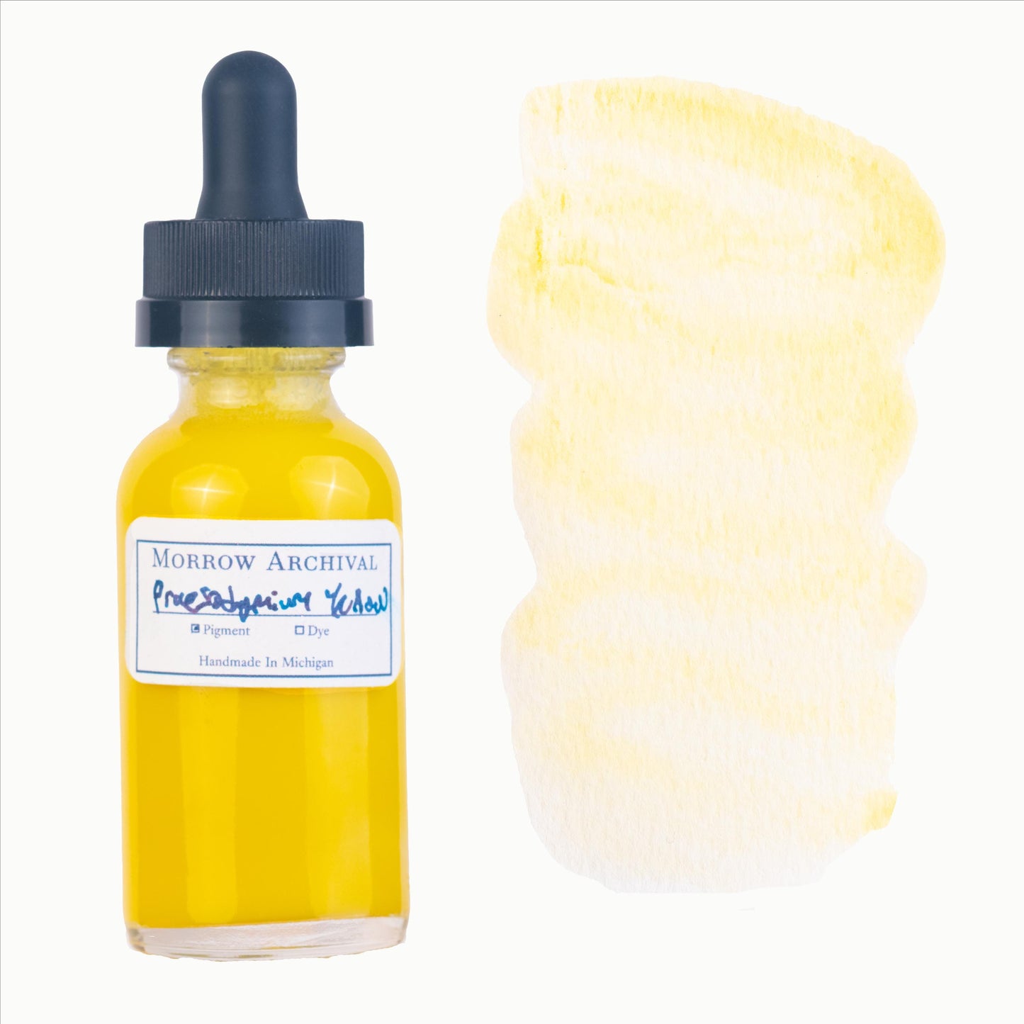 Praseodymium Yellow Watercolor Ink