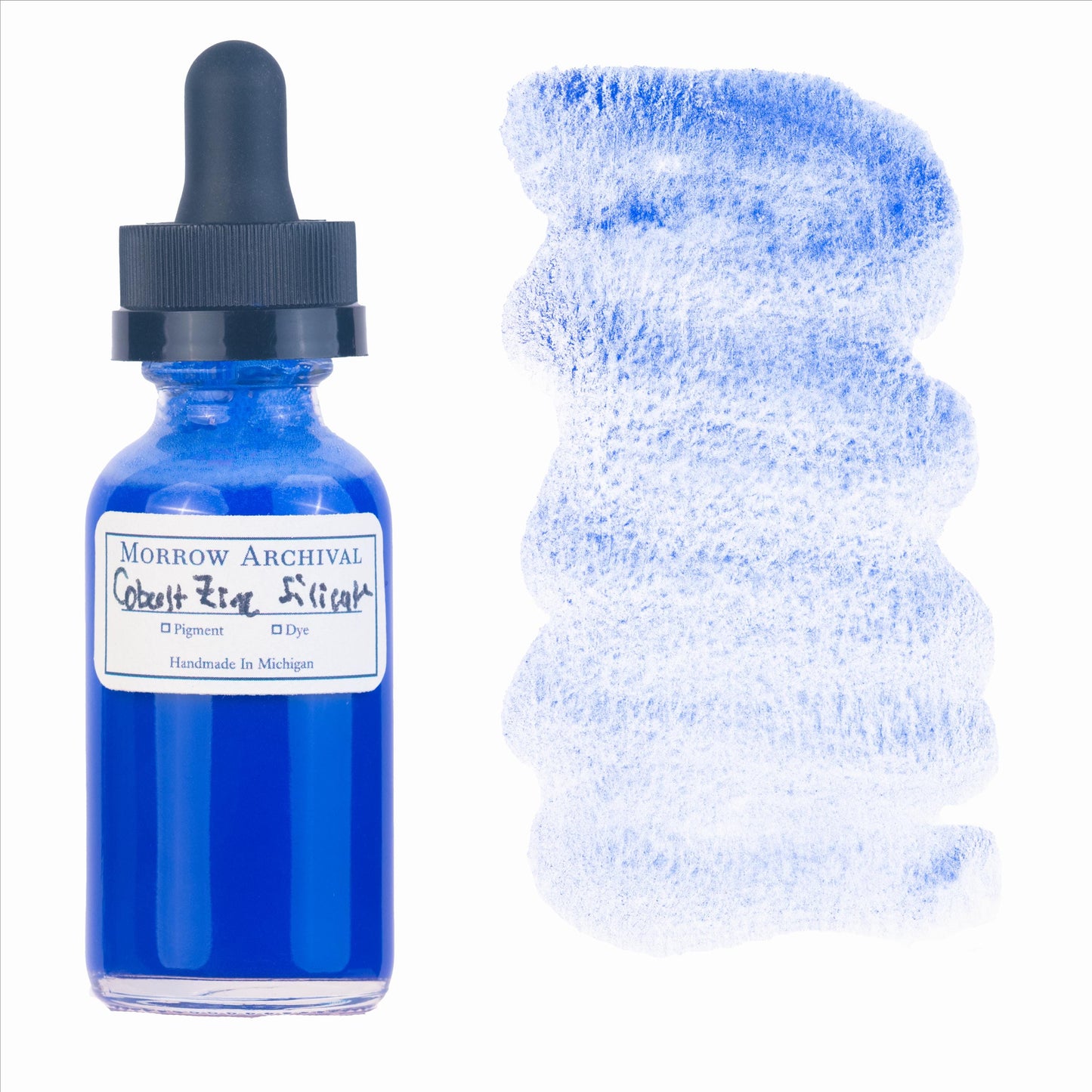 Cobalt Zinc Silicate Blue Watercolor Ink