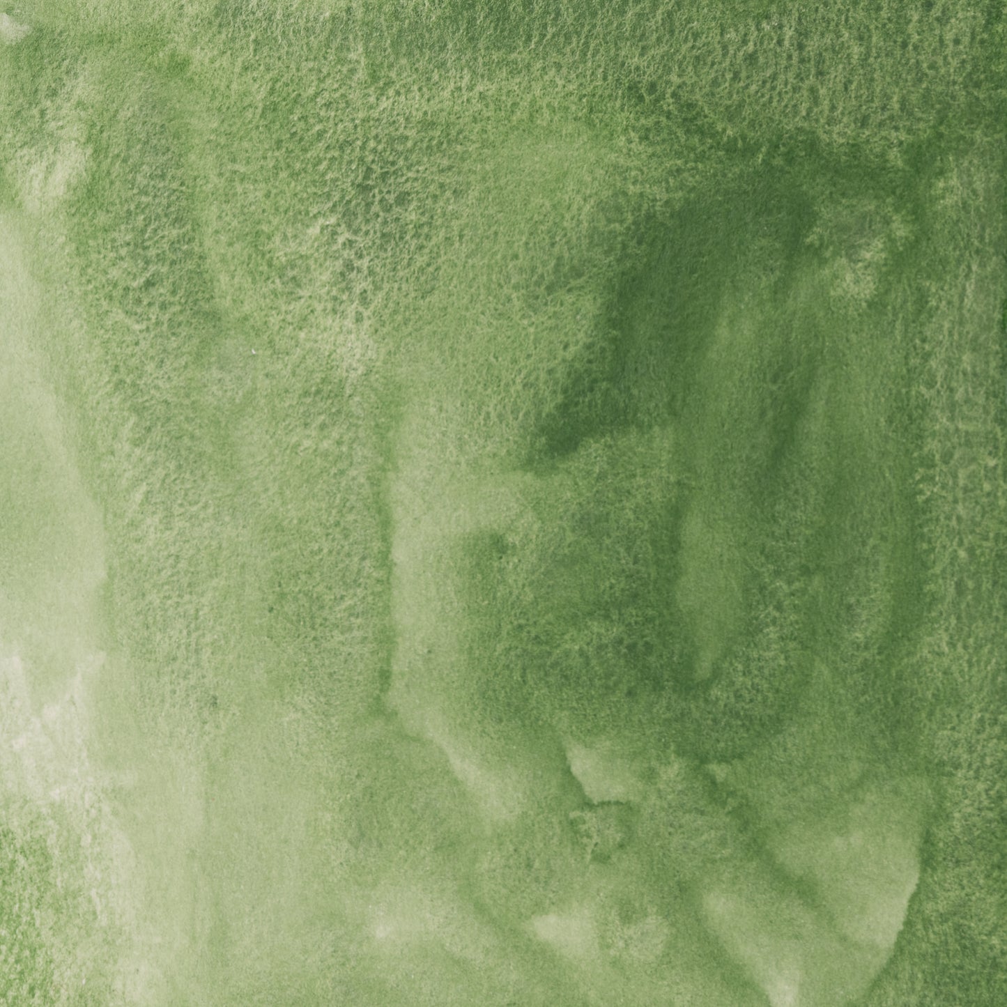 The image is a close-up of a textured green surface, possibly a painting or a fabric. The surface appears to be a mix of green and white colors, with a slightly rough texture. The image does not contain any discernible objects or actions, and there are no specific actions or movements depicted. The image does not contain any text or other objects, and it does not depict any actions or movements. The image is a simple, uncluttered representation of a green surface.