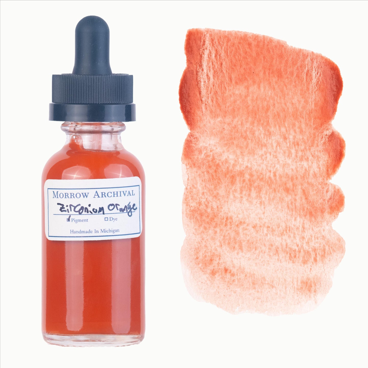 Zirconium Orange Watercolor Ink