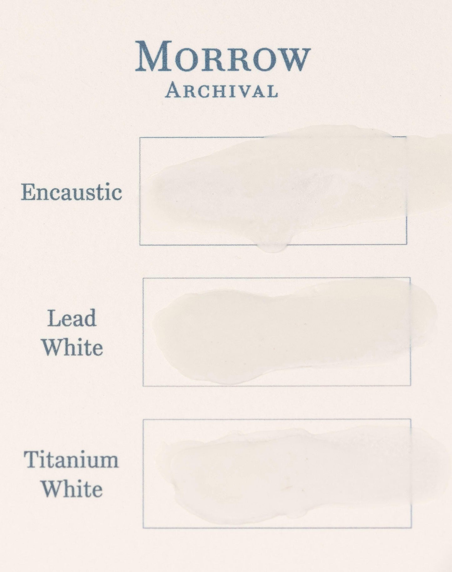 Zinc White Encaustic Wax Paint