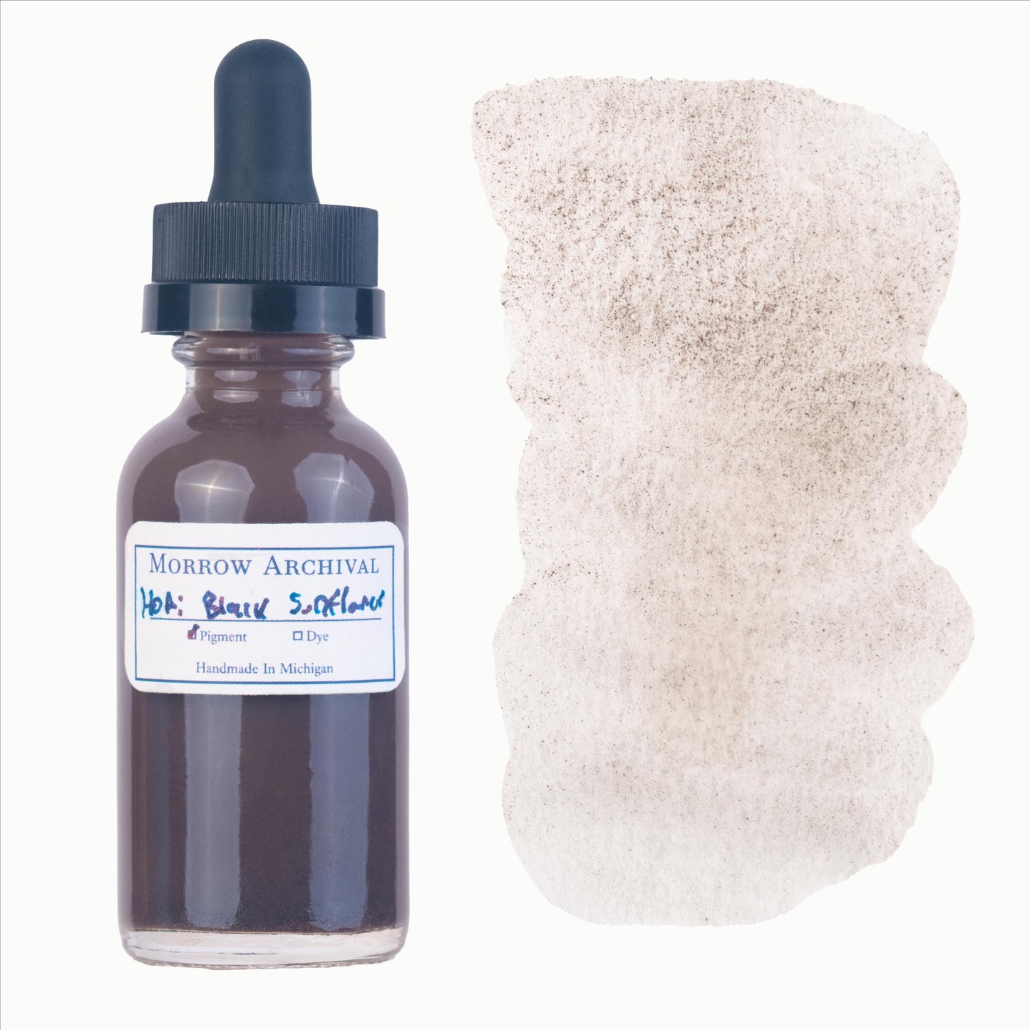 Hopi Black Sunfflower Watercolor Ink