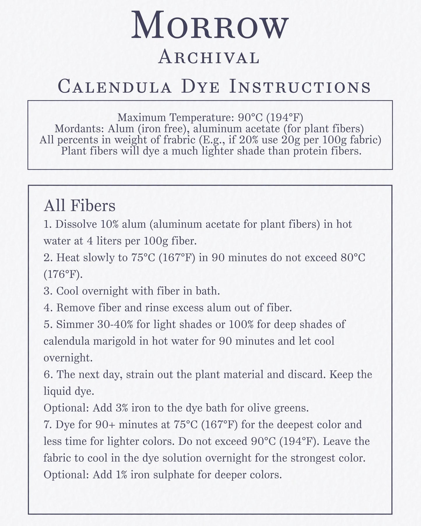 Calendula Marigold Dye