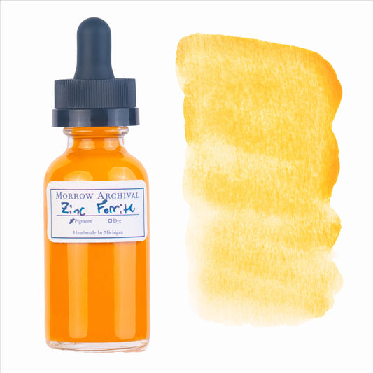 Zinc Ferrite Yellow Watercolor Ink