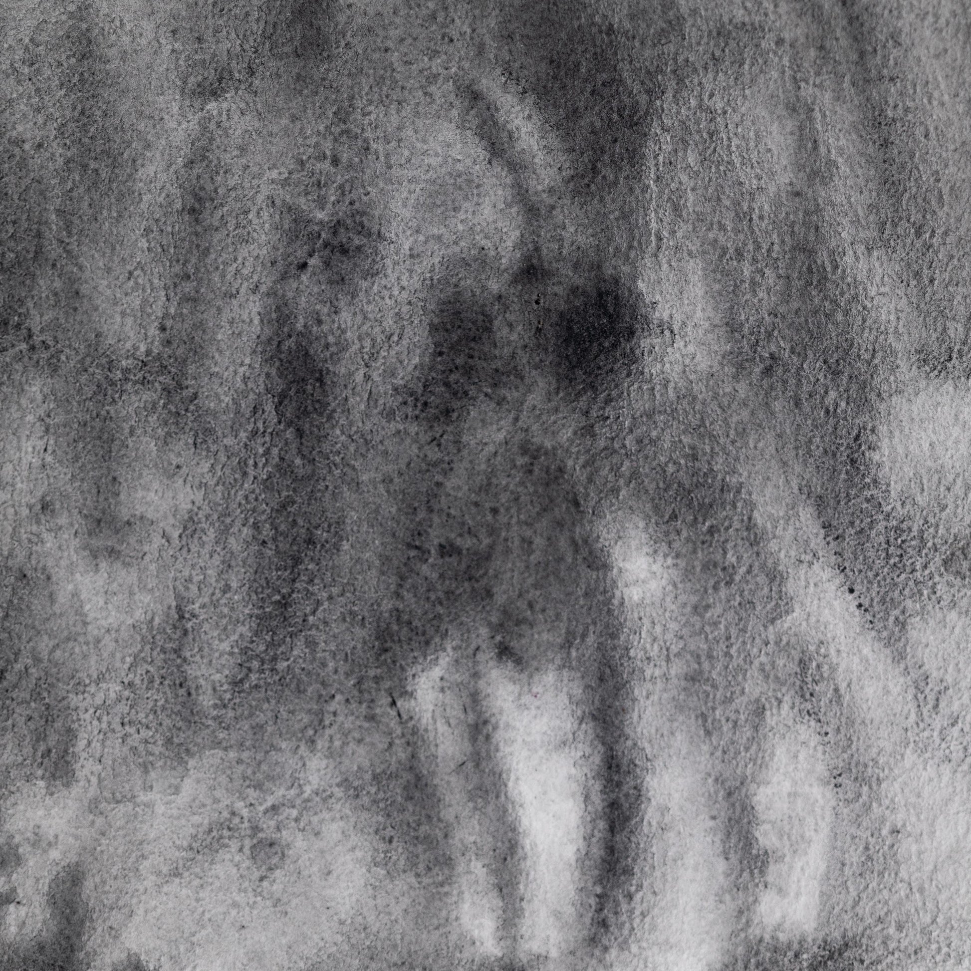 Watercolor painting in deep matte Bone Black, a natural pigment made by calcining animal bone for rich, velvety black tones. Handcrafted with honey and gum arabic for professional-grade use. Historical black used in Baroque and medieval palettes, prized for its neutral undertone and strong coverage. Ideal for fine art, grisaille, and monochrome work. Archival-quality watercolor for artists seeking traditional, natural black pigment.