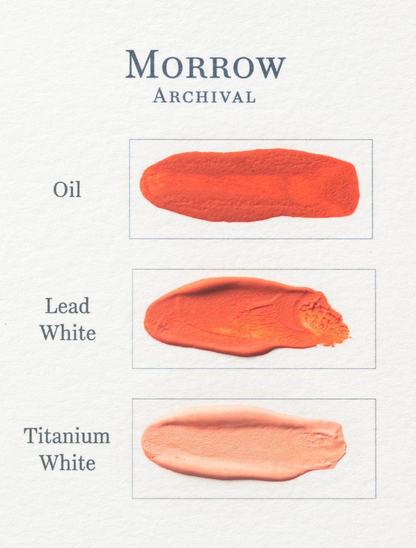 Orange Realgar Oil Paint