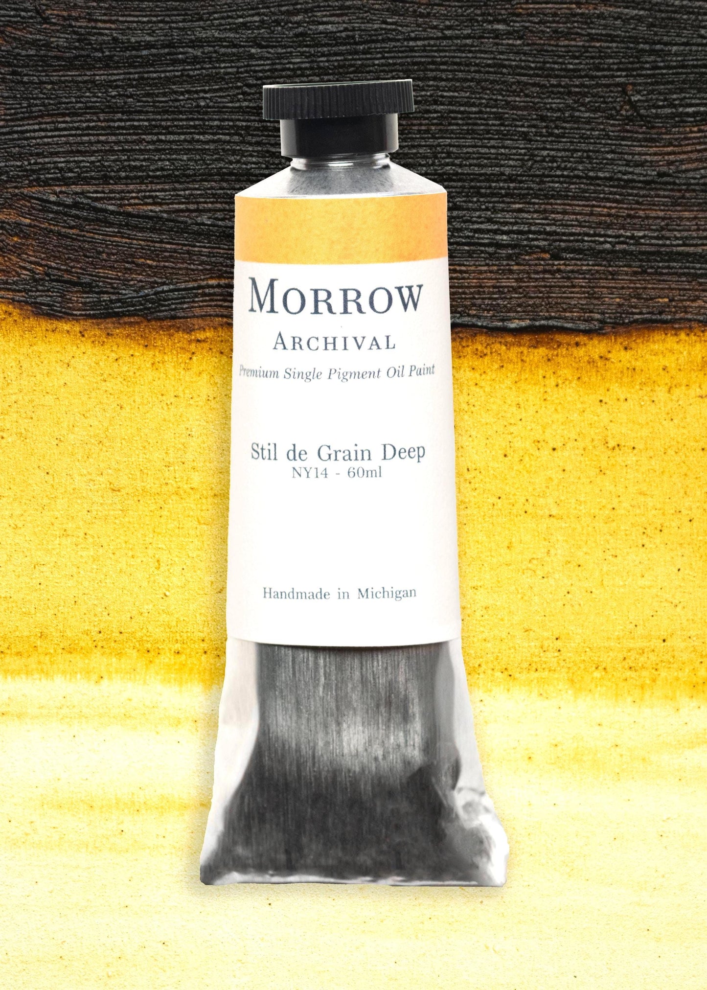 Stil de Grain Deep Yellow Oil Paint