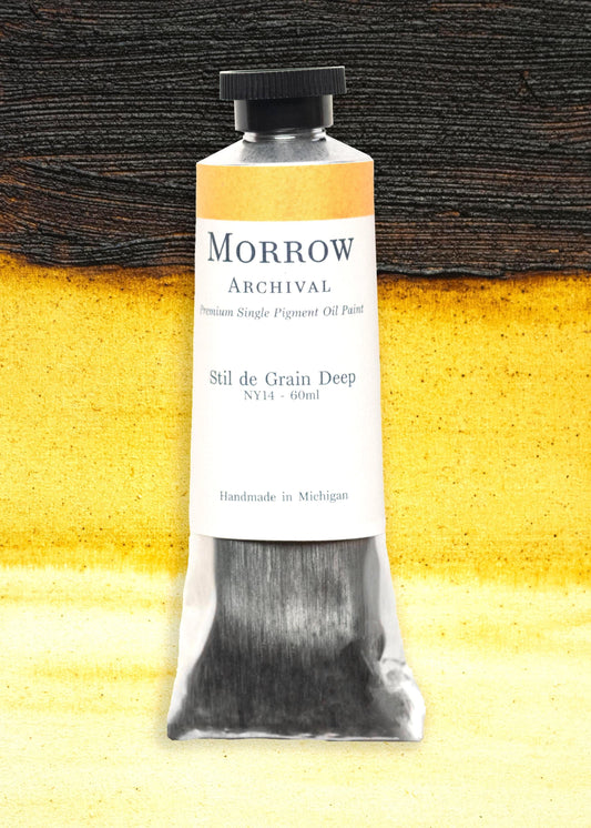 Stil de Grain Deep Yellow Oil Paint