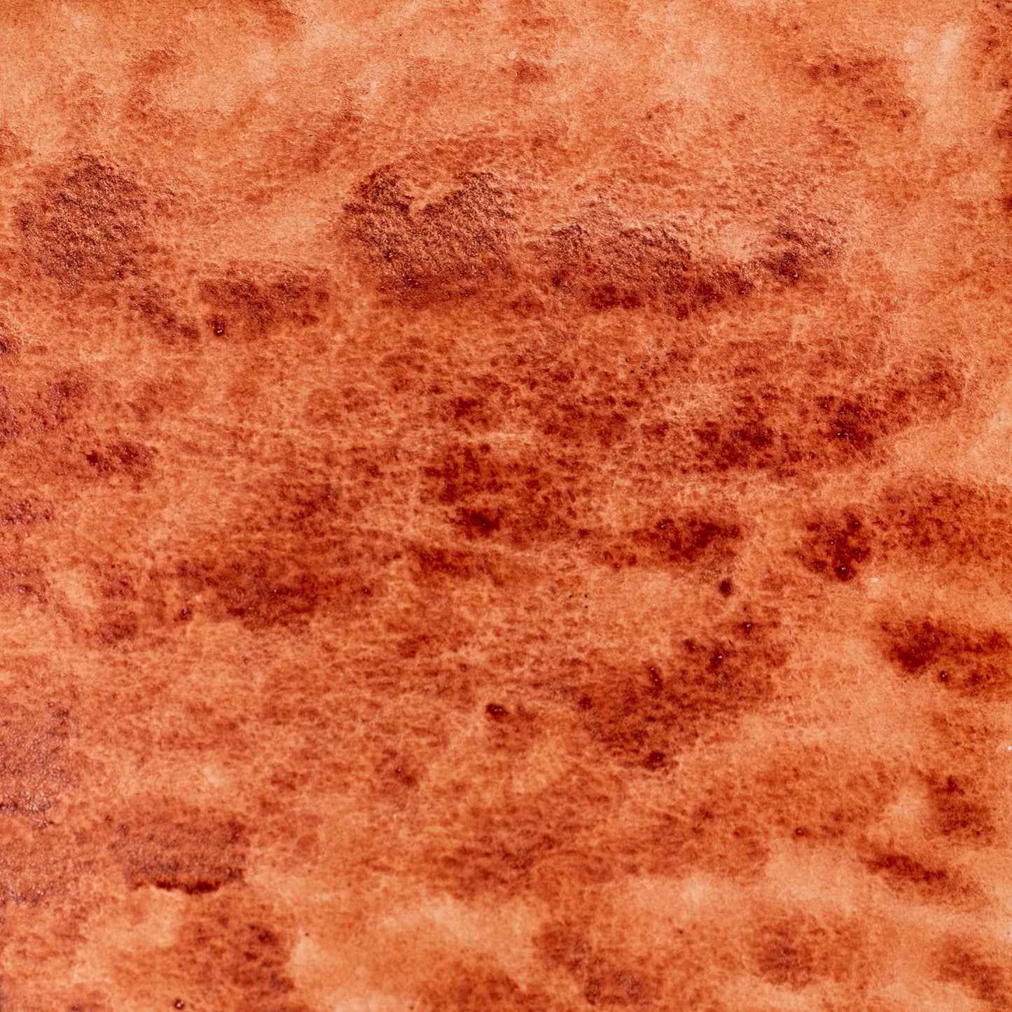 Watercolor painting in deep, warm Red Ochre, a natural iron oxide pigment used since prehistoric times in cave art and religious iconography. Mined from ochre deposits in Italy and France. Handcrafted with honey and gum arabic. Earthy, granulating, and archival. Ideal for figure work, earthy reds, and historical painting.