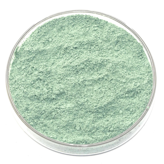 Rich, natural green earth pigment finely ground for artists. Perfect for oil, watercolor, and tempera painting, this historical pigment offers smooth blending and excellent lightfastness. Ethically sourced and non-toxic, ideal for fine art, restoration, and DIY paints. Shop premium green earth pigment for vibrant, archival-quality color. Hand-selected for artists seeking authentic, high-performance natural pigments. Available in various sizes.