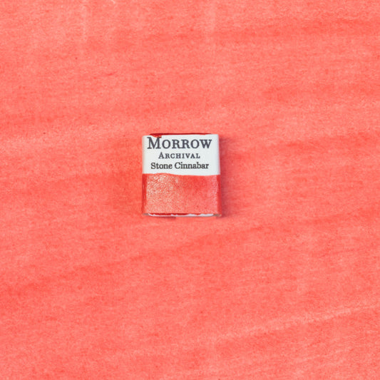 Stone Cinnabar Red Watercolor Paint