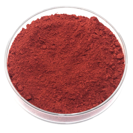 Rich vermilion pigment with a bold, warm red-orange hue, prized by artists for centuries. Highly opaque with excellent covering power, this historical pigment is perfect for oil, watercolor, and tempera painting. Offers superb lightfastness and smooth application, ideal for fine art, iconography, and restoration. Available in various sizes. Shop premium vermilion for vibrant, high-quality artwork.