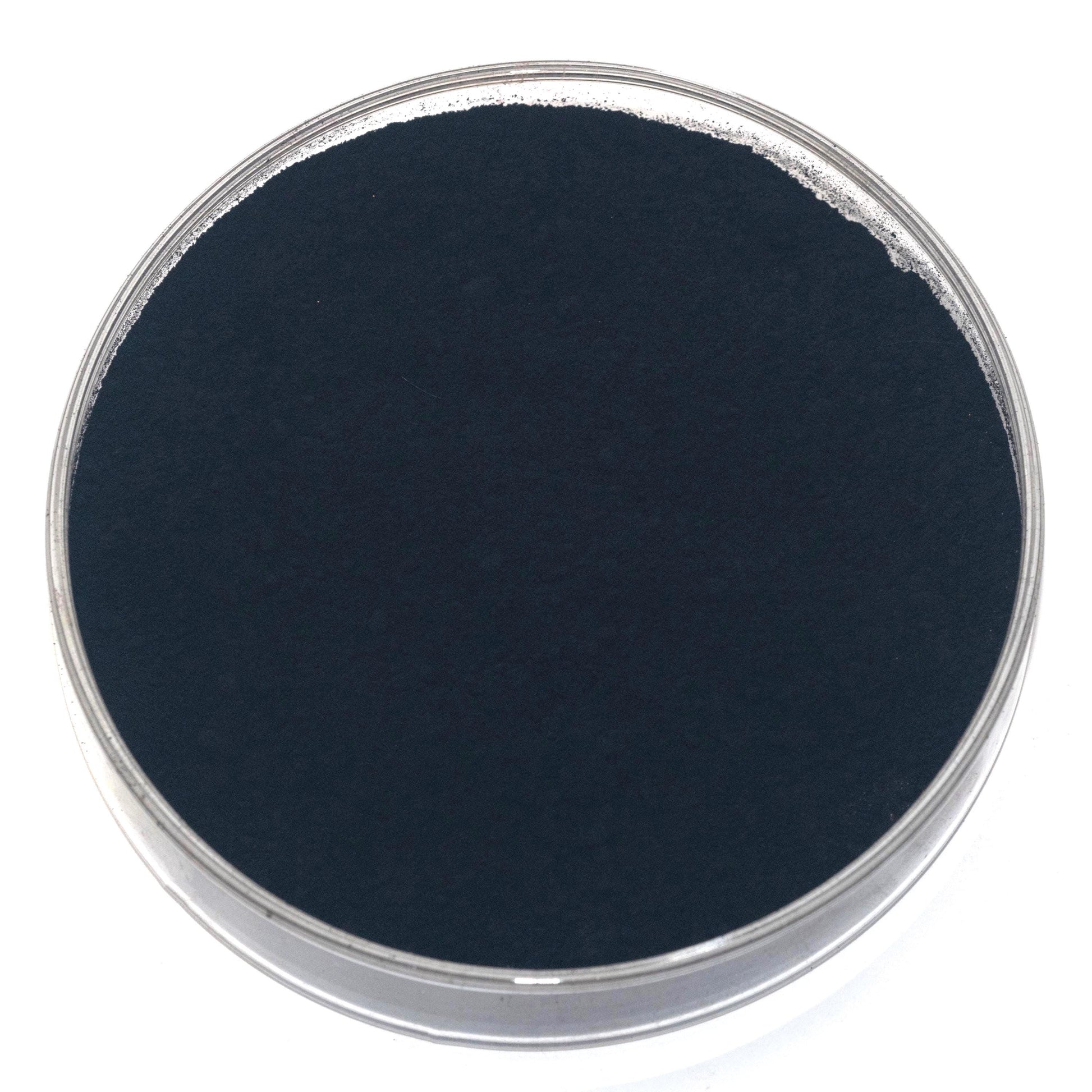 Plant Black pigment, a deep, natural black derived from charred plant materials, offering excellent transparency and smooth blending. Highly lightfast and ideal for oil, watercolor, and ink making, it provides soft gradations and subtle warmth. Used historically for fine art, calligraphy, and shading techniques. Finely ground for professional-quality applications. Available in various sizes.