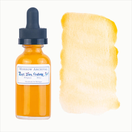 Zinc Iron Chromite Orange Watercolor Ink