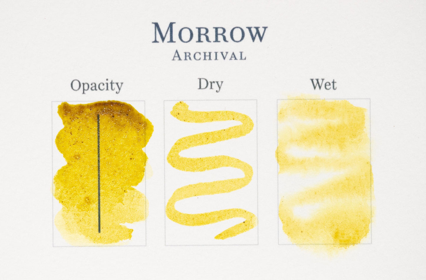 Stil de Grain Deep Yellow Watercolor Paint