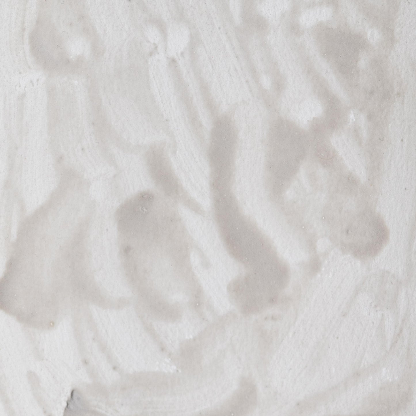 Watercolor painting in warm grey-white Volcanic White, a rare natural pigment made from volcanic ash and tuff. Inspired by Roman cement and fresco pigments. Handcrafted with honey and gum arabic. Slightly granulating and mineral-rich‚Äîideal for textural effects, fresco emulation, and stone-toned palettes.