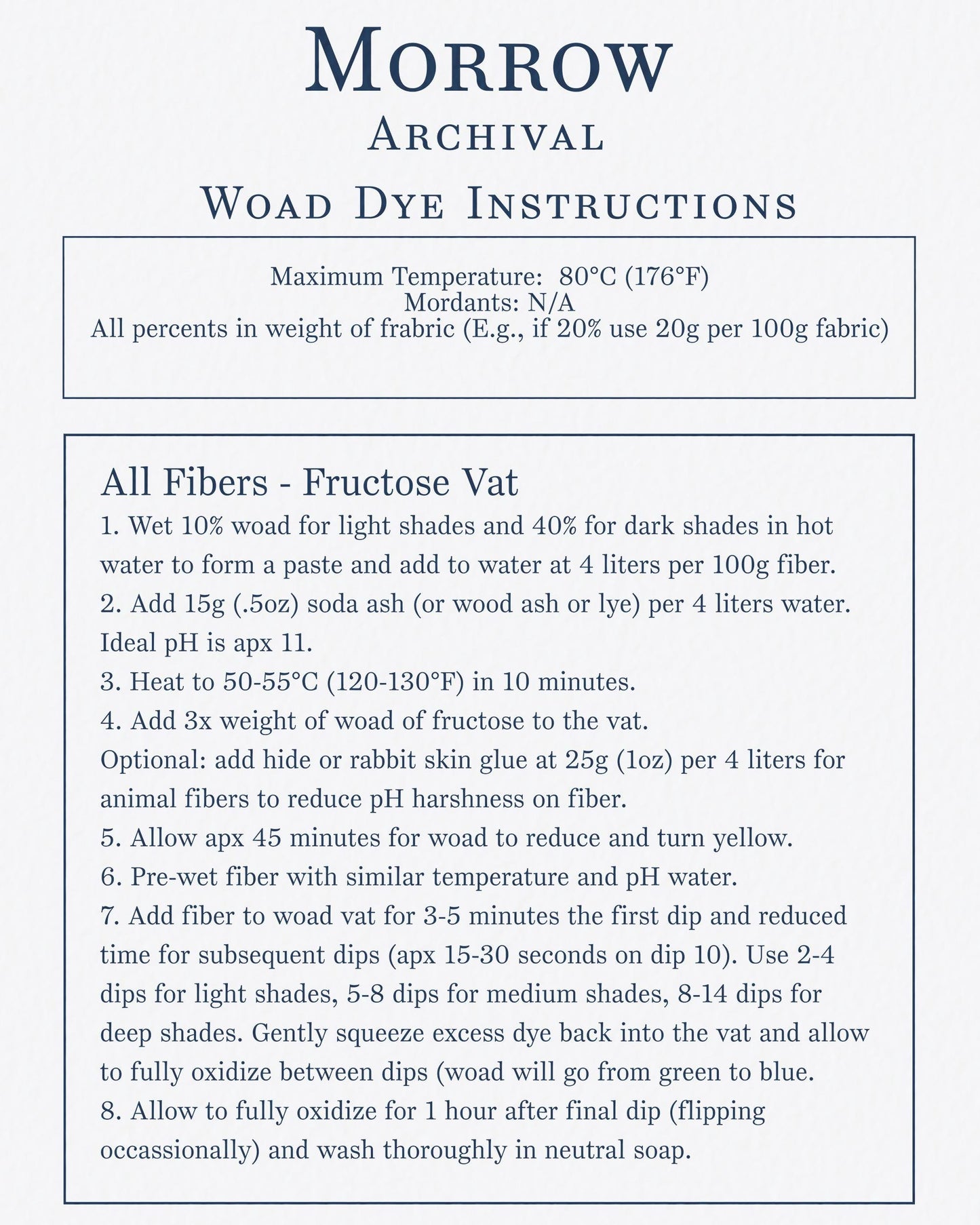 Woad Dye