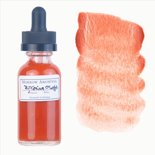 Zirconium Orange Watercolor Ink