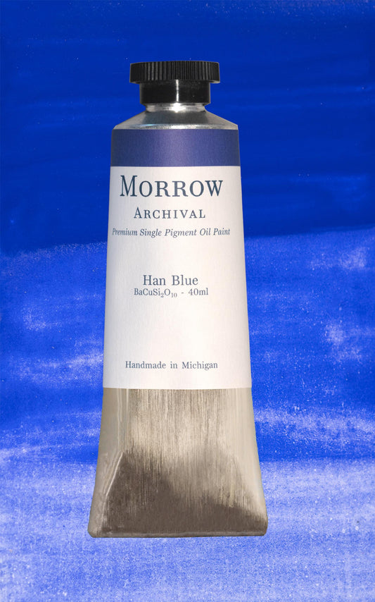 Han Blue Oil Paint