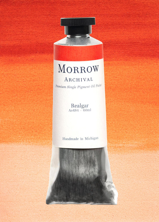 Orange Realgar Oil Paint