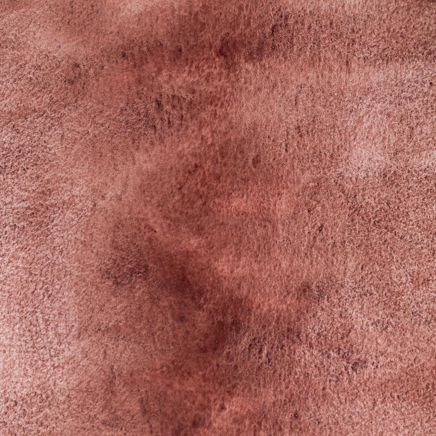 Watercolor painting in earthy, opaque Indian Red, a natural iron oxide pigment historically sourced from India. Used in classical figure drawing and underpainting for its warm undertone and covering power. Handcrafted with honey and gum arabic. Lightfast and matte, ideal for portraits, naturalism, and historic color schemes.