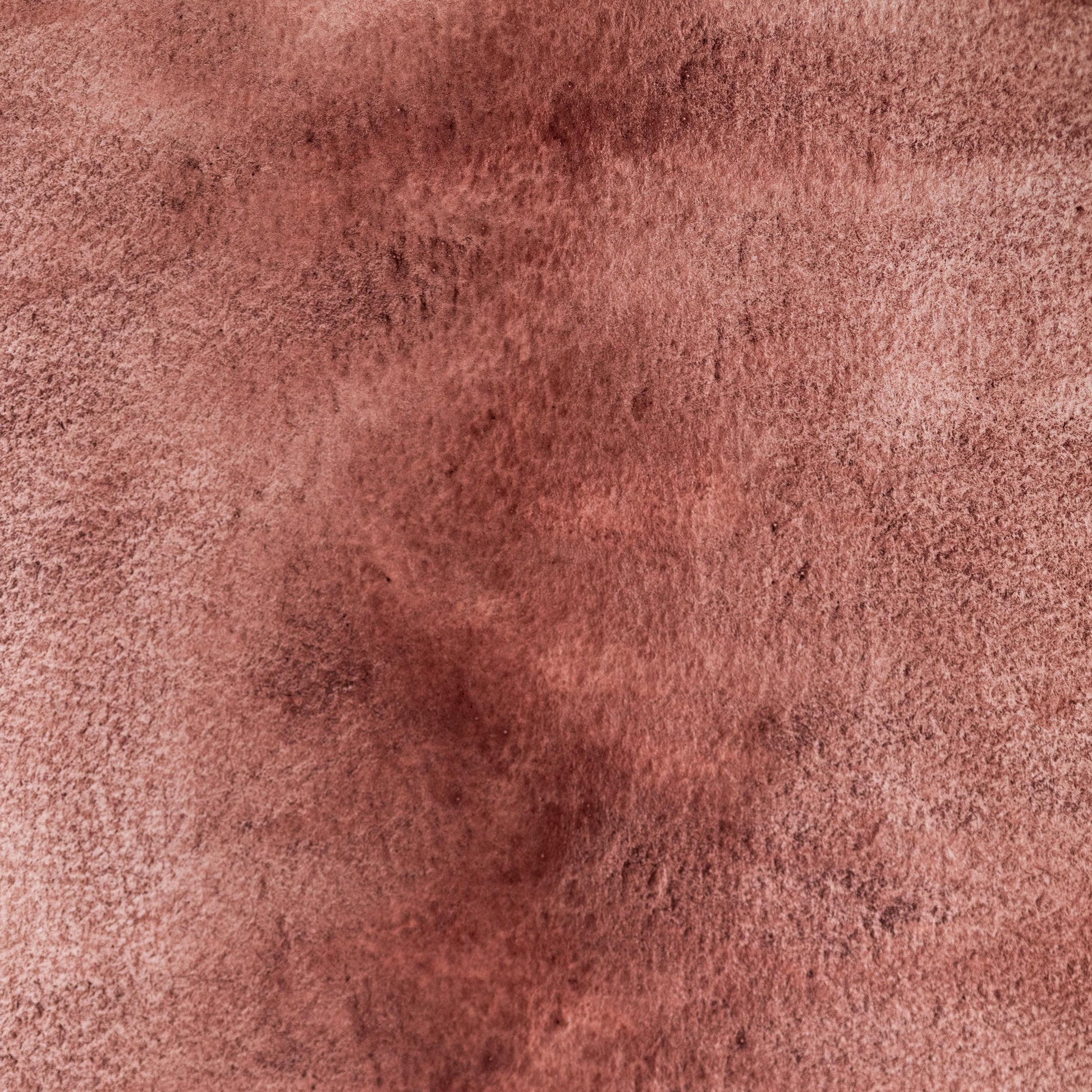 Watercolor painting in earthy, opaque Indian Red, a natural iron oxide pigment historically sourced from India. Used in classical figure drawing and underpainting for its warm undertone and covering power. Handcrafted with honey and gum arabic. Lightfast and matte, ideal for portraits, naturalism, and historic color schemes.