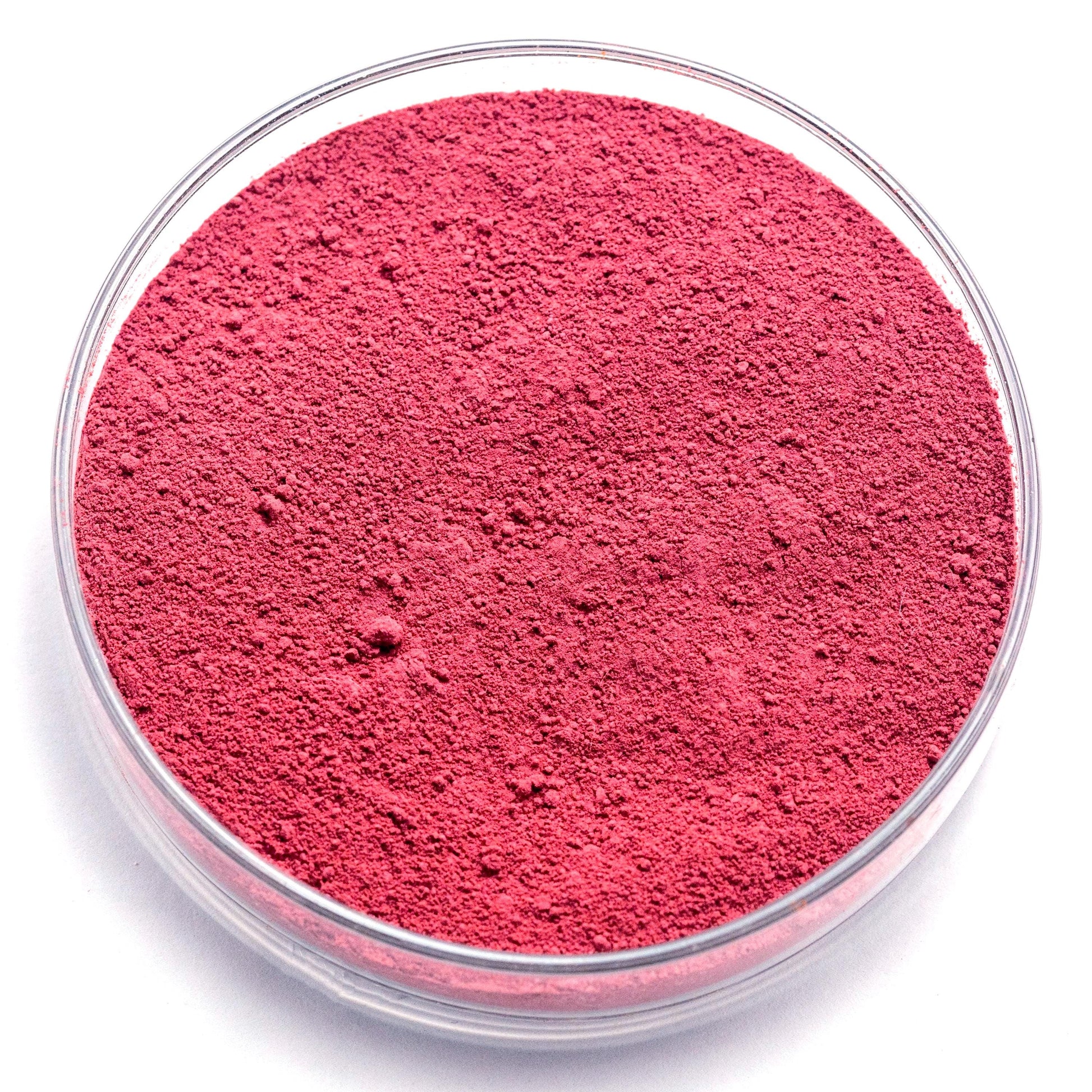 Intense Madder Lake is a deep, saturated red pigment derived from the roots of the Rubia tinctorum plant, historically cultivated for its rich dye content. This lake pigment is prized for its exceptional transparency, warm undertones, and luminous glazing properties in oil, watercolor, and tempera painting. With a color range from deep crimson to slightly violet reds, it is ideal for layering, portraiture, and historical work. Moderate lightfastness‚Äîbest suited for protected artworks.