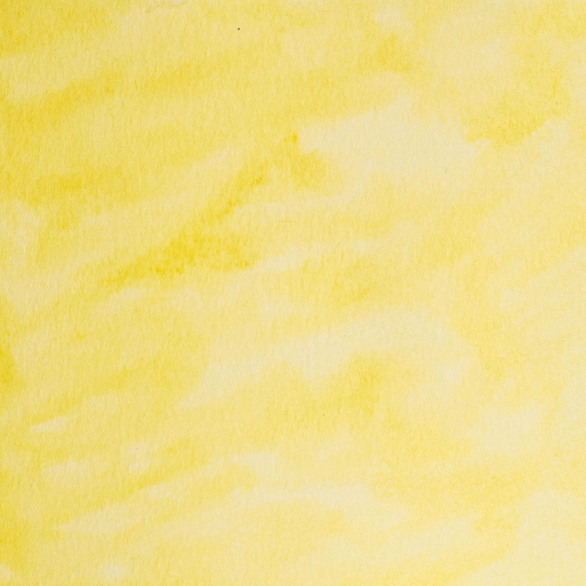 Watercolor painting in bright, opaque Zinc Chrome Yellow, a synthetic pigment composed of zinc chromate. First developed in the 19th century, it offered artists a vibrant, lightfast alternative to lead-based yellows. Handcrafted with pure pigment, honey, and gum arabic for archival, professional quality. Bold, matte, and slightly granulating‚Äîideal for historical palettes, graphic accents, and traditional painting techniques.