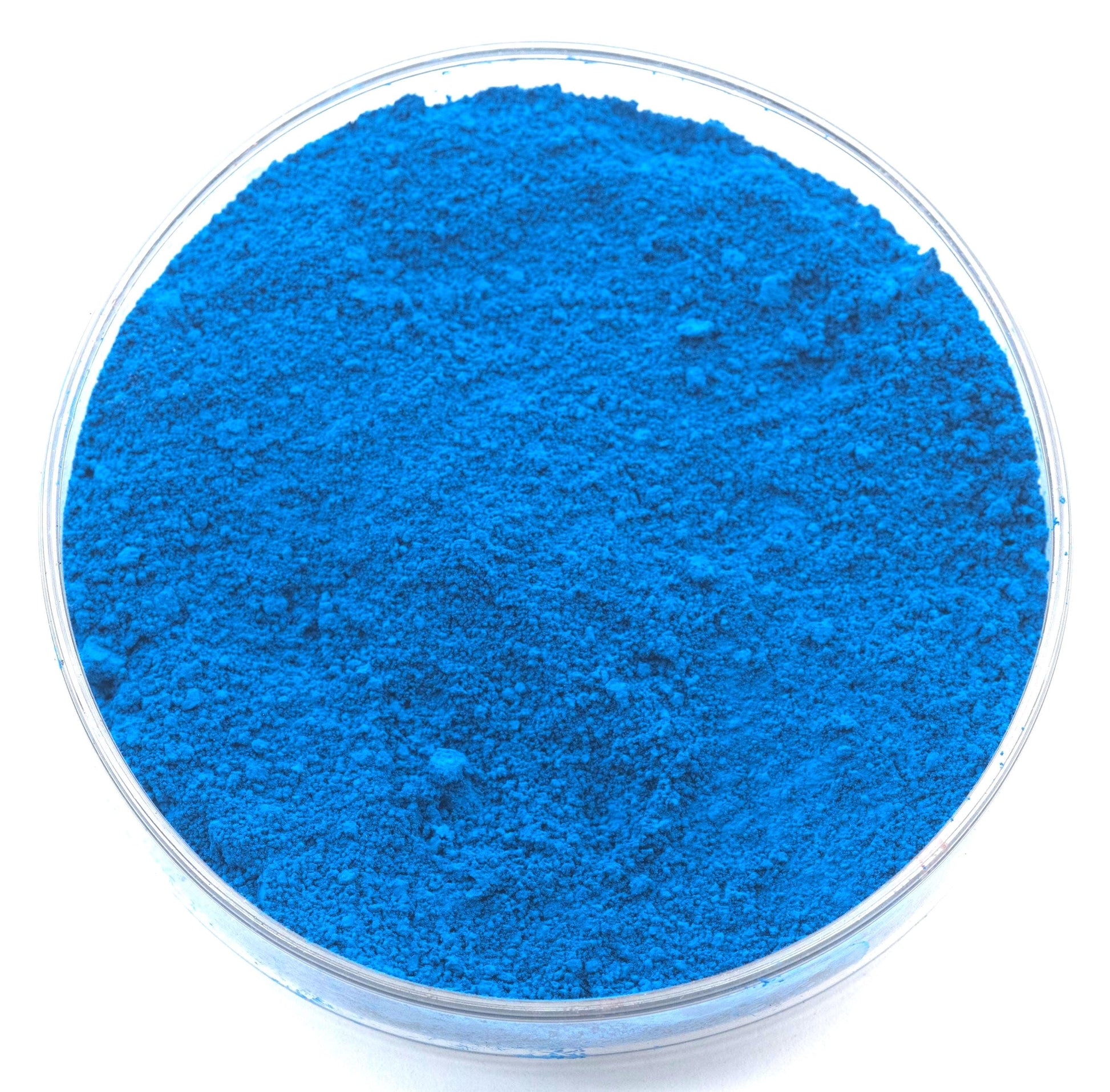 Cerulean Blue pigment, a vibrant sky-blue with excellent lightfastness and opacity. Known for its smooth blending, subtle granulation, and cool undertones, it is ideal for oil, watercolor, and acrylic painting. A favorite among artists for landscapes, skies, and seascapes, offering rich depth and soft transitions. Finely ground for professional-quality applications. Available in various sizes.