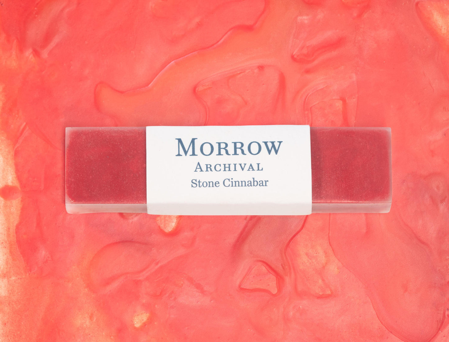 Cinnabar Red Encaustic Wax Paint