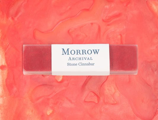 Cinnabar Red Encaustic Wax Paint