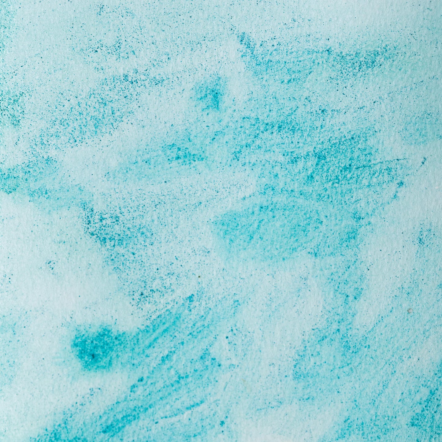 Watercolor painting in smooth, bright Verdigris Fine, a historically significant copper-based green used since antiquity. Fine grind for a silkier texture and even washes. Handcrafted with honey and gum arabic. Transparent and reactive with other pigments‚Äîideal for historical replication, glazes, and iconographic palettes.