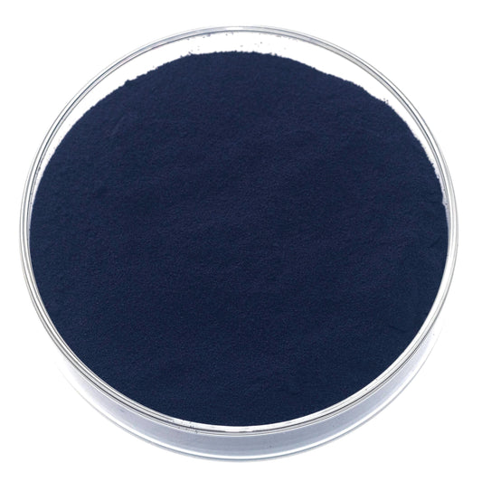 Deep, natural indigo pigment with rich blue tones, historically used in fine art, textile dyeing, and ink making. Highly lightfast and semi-transparent, perfect for oil, watercolor, and tempera painting. Offers smooth application and excellent glazing properties. A favorite among artists for its deep, moody blues and historical significance. Ethically sourced and finely ground for premium quality.