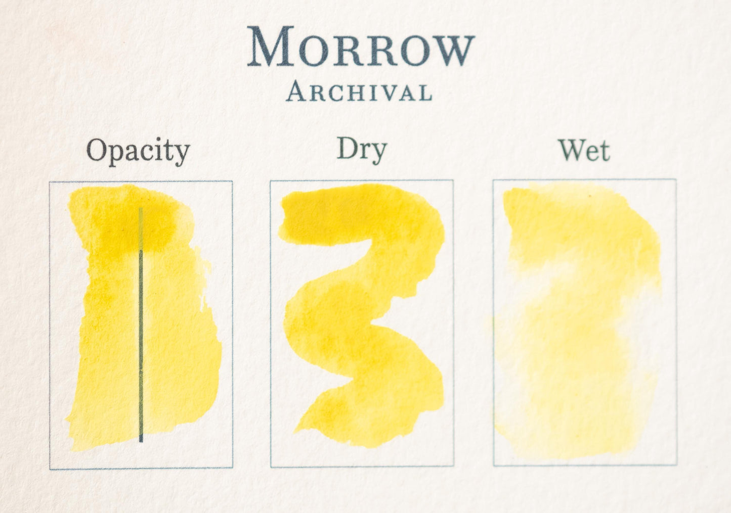 Zinc-Chrome Yellow Watercolor Paint