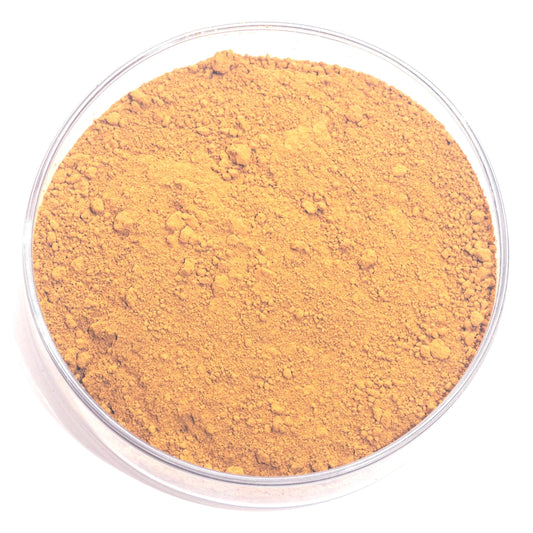 Verona Light Orange Ochre is a natural earth pigment sourced from the historic quarries near Verona, Italy, known for its soft, warm orange hue with delicate golden undertones. Celebrated since the Renaissance for its superb lightfastness, opacity, and smooth handling, it is ideal for oil, watercolor, and tempera painting. This pigment offers natural warmth and subtle depth, perfect for landscapes, portraits, and classical restorations, adding a gentle glow to fine art compositions.