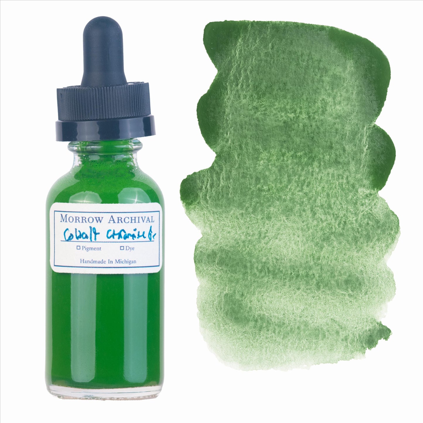 Cobalt Chromite Green Watercolor Ink