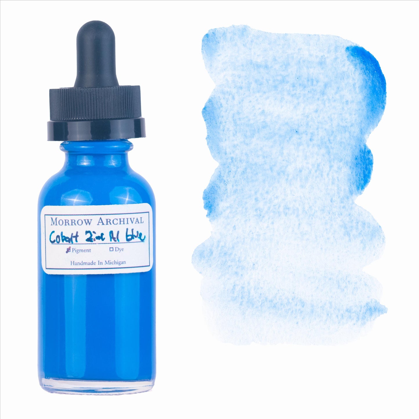 Cobalt Zinc Aluminate Blue Watercolor Ink