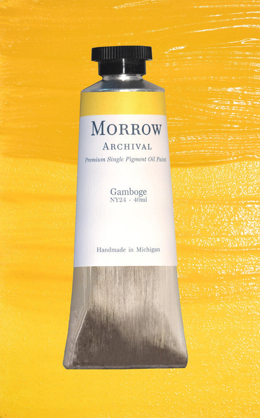 True Gamboge Yellow Oil Paint