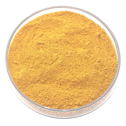 Natural yellow ochre pigment with warm, earthy golden tones. Highly lightfast and opaque, perfect for oil, watercolor, and tempera painting. A historically significant pigment used by artists for centuries, offering smooth application and excellent mixing properties. Ideal for fine art, iconography, and historical restoration. Finely ground for professional-quality results. Available in various sizes.