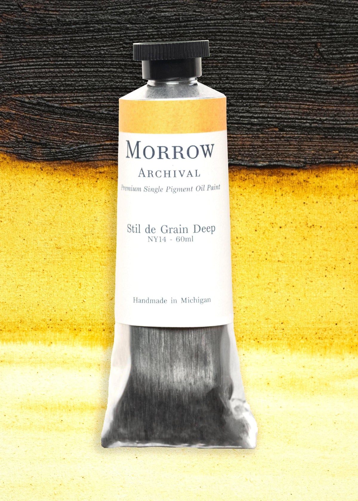 Stil de Grain Deep Yellow Oil Paint