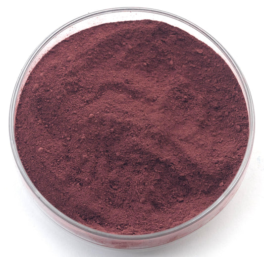 Madder Lake Deep pigment, a rich, transparent red derived from natural madder root, prized for its deep crimson hue and excellent glazing properties. Historically used in oil, watercolor, and tempera painting, it offers warm undertones and moderate lightfastness. Ideal for fine art, portraiture, and historical restoration. Finely ground for professional-quality applications. Available in various sizes.