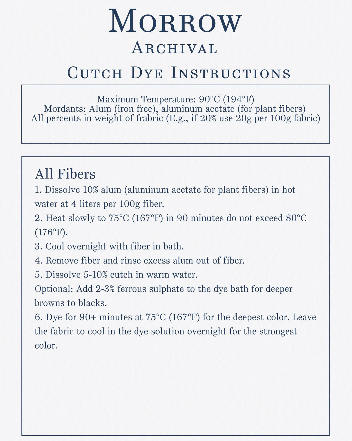 Cutch Dye