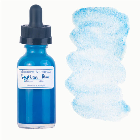 Egyptian Blue Watercolor Ink